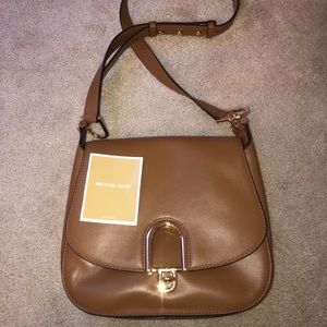 Michael Kors Delfina Crossbody/Shoulder Bag- Acorn